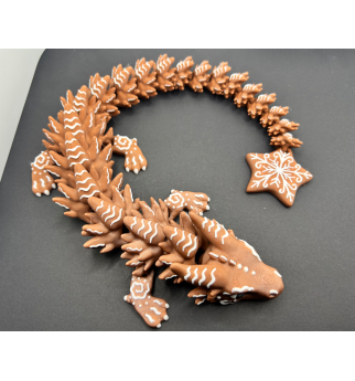 „Meduolio Snaigės Drakonas“ (didelis 3D spausdintas dekoras)