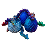 „Žvynų Sargai“ – drakoniuko ir gyvatėlės rinkinys (FLEXY 3D)