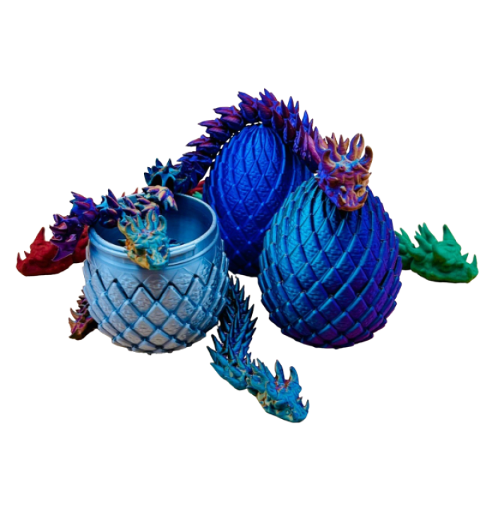 „Žvynų Sargai“ – drakoniuko ir gyvatėlės rinkinys (FLEXY 3D)