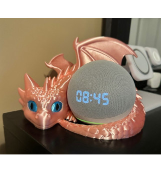 „Aleksos Drakono Sargas“ – laikiklis Amazon Alexa (Echo Dot/Echo Pop)