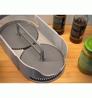 „Suktuko Sandėliukas“ – besisukantis organizatorius (dėžutė su stalčiumi)