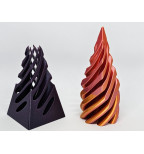 „Neįmanoma Piramidė“ – persismelkianti spiralė (2 dalių skulptūra)