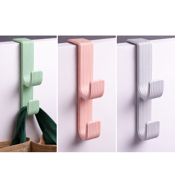 „Durų Dvigubas Kabliukas“ – pakabinamas laikiklis 35 mm durims