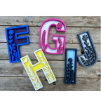 Dekoratyvinės Gėlių Raidės (lotynų abecėlė)