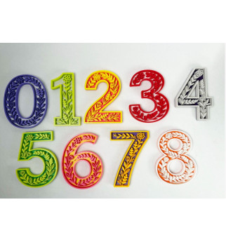 Dekoratyviniai Gėlių Skaičiai (0–9)