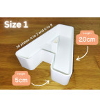 Raidžių ir Skaičių Dėžutės Dekorui (0-9, nuo A-Z)