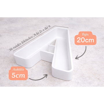 Letter and Number Boxes for Decor (0-9, A-Z)