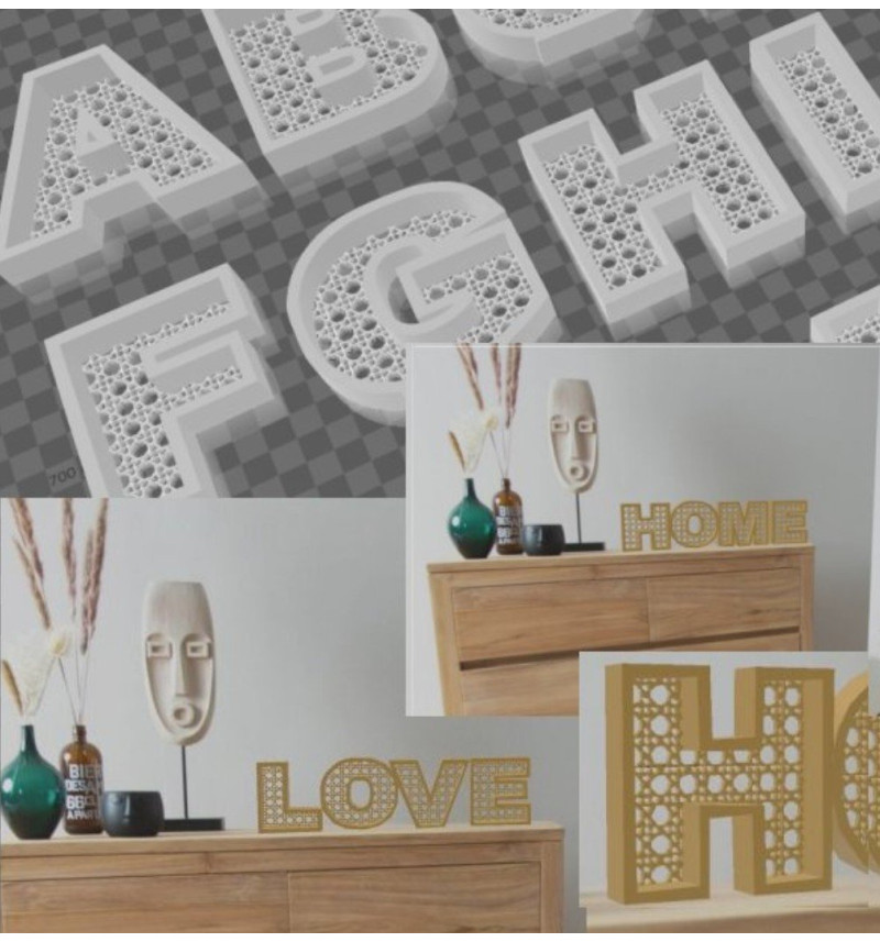 Mini Dekoratyvinės Raidės Žodžiams (8 cm)