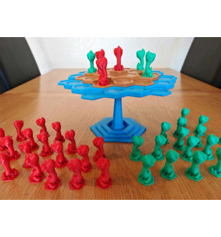 Pusiausvyros Žaidimas „Medis“ su Figūrėlėmis
