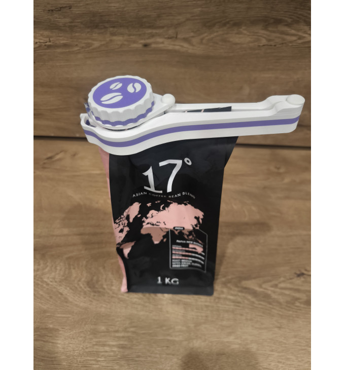 Daugkartinis Kavos Maišelio Spaustukas „Kavos Sargas“