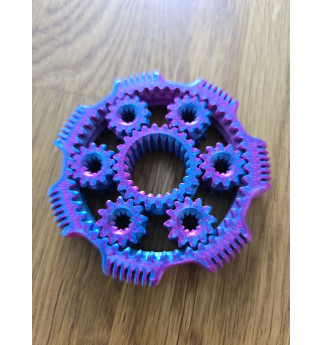 Pavarų Žiedas – Fidget Spinneris Ant Piršto