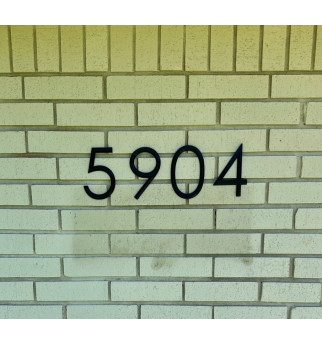 Modernūs adresų numeriai ant fasado (15 cm)