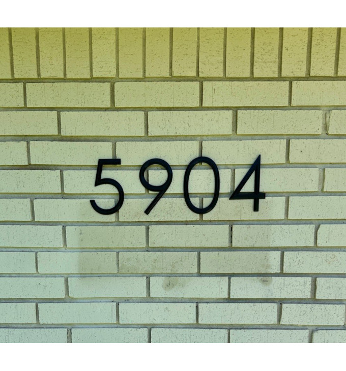 Modernūs adresų numeriai ant fasado (15 cm)