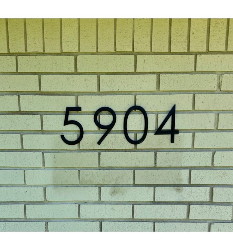 Modernūs adresų numeriai ant fasado (15 cm)