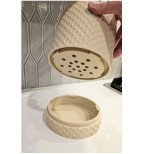 Sieninis vazonas su drenažu „Diamond“