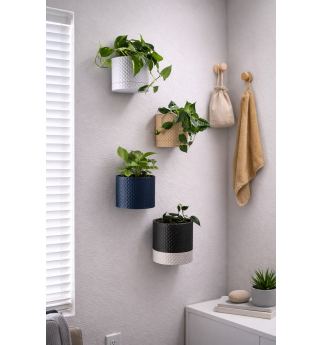 Sieninis vazonas su drenažu „Diamond“