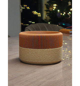 Mažas dekoratyvinis vazonas su tekstūra
