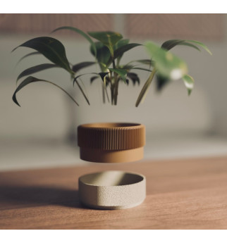 Mažas dekoratyvinis vazonas su tekstūra