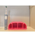 Dantų šepetėlių laikiklis „Kačiukas“ su skyriais