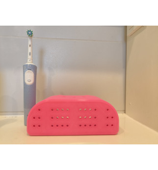 Dantų šepetėlių laikiklis „Kačiukas“ su skyriais