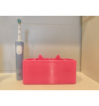 Dantų šepetėlių laikiklis „Kačiukas“ su skyriais