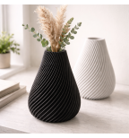 Dekoratyvinis spiralinis vazonas interjerui