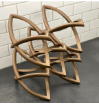 Modernus vyno stovas 5 buteliams