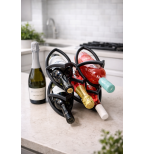 Modernus vyno stovas 5 buteliams