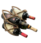 Modernus vyno stovas 5 buteliams