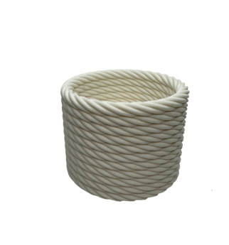 Virvės rašto vazonėlis mažiems augalams