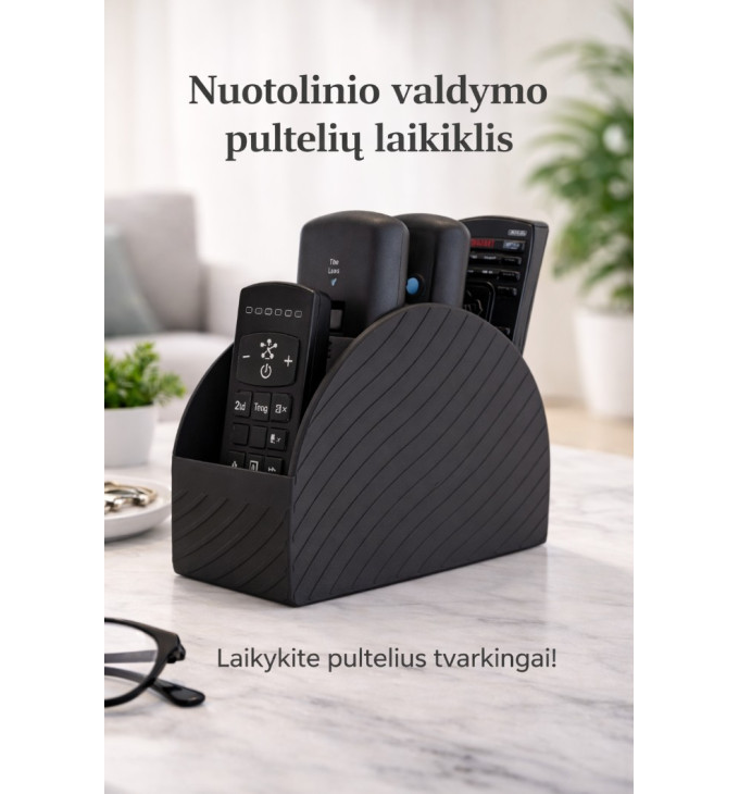 Nuotolinio valdymo pultelių laikiklis