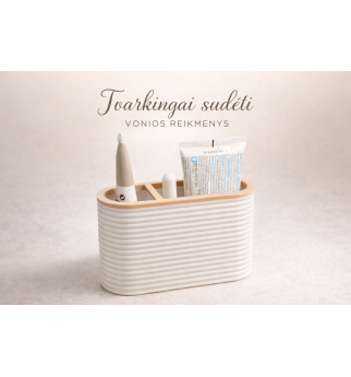 Kosmetikos ir higienos priemonių laikiklis