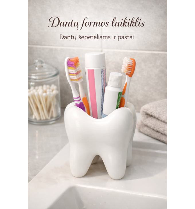 Dantų šepetėlių laikiklis „Dantukas“