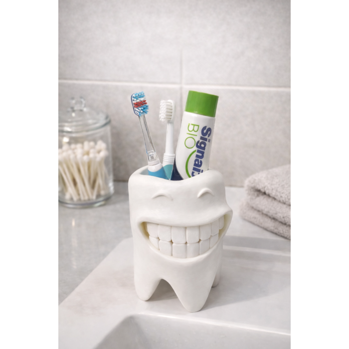 Toothbrush holder „Plati šypsena