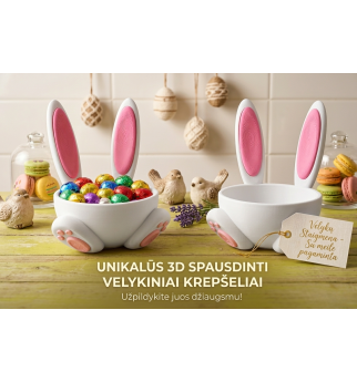 Velykinis zuikutis dubenėlis