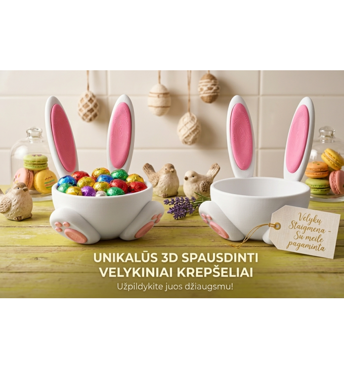 Velykinis zuikutis dubenėlis