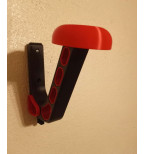 Tvirta moto šalmo kabykla su papildomu kabliu striukei ir raktams