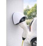 Type 2 įkrovimo kištuko laikiklis su apsauginiu gaubtu