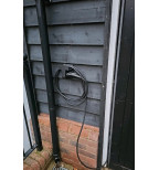 Type 2 elektromobilio įkrovimo laikiklis su kabelio laikikliu