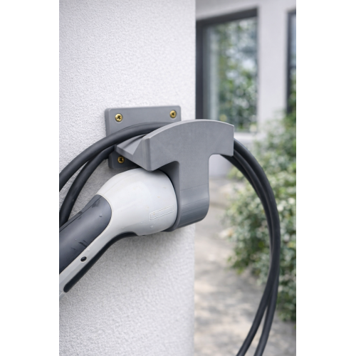 Type 2 elektriauto laadimishoidja koos kaablihoidjaga