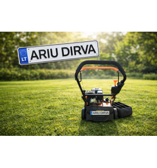 Individualūs numeriai elektriniam automobiliui, dviračiui ar žoliapjovei