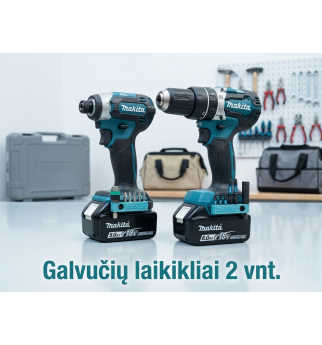 Makita antgalių laikiklis ant akumuliatoriaus – 2 vnt.
