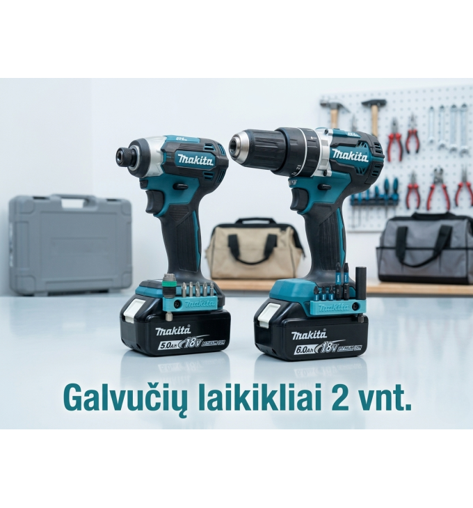 Makita antgalių laikiklis ant akumuliatoriaus – 2 vnt.