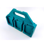 Makita 18V akumuliatorių laikiklis su rankena – 6 vietos