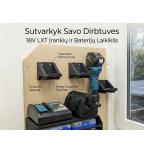 Tvirtas Makita 18V įrankių laikiklis dirbtuvėms