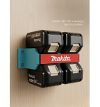 Makita baterijų laikiklis ant sienos 4 akumuliatoriams