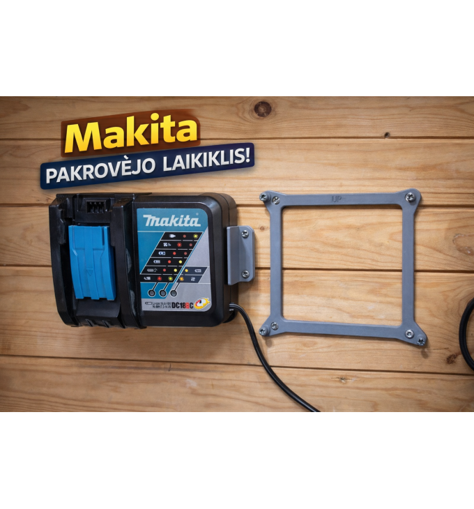 Makita įkroviklio laikiklis tvirtinimui ant sienos