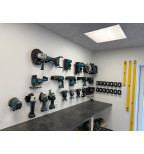 K ompaktiškas Makita įrankių laikiklis sienai 