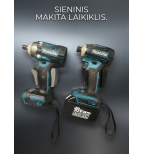 Kompaktiškas Makita įrankių laikiklis sienai 