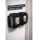Makita baterijų laikiklis ant sienos 2 akumuliatoriams